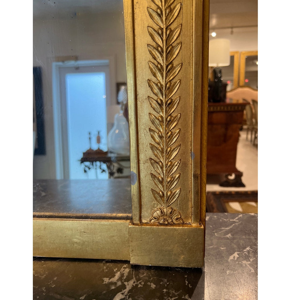 19th Century French Empire Gilded Mirror - Med/Lg