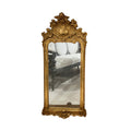 18th Century Swedish Rococo Giltwood Mirror