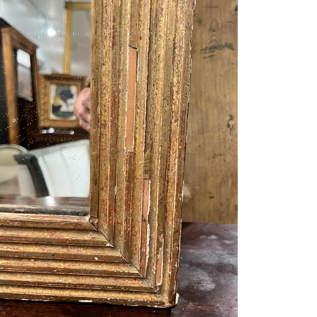19th Century French Louis XVI Giltwood Mirror