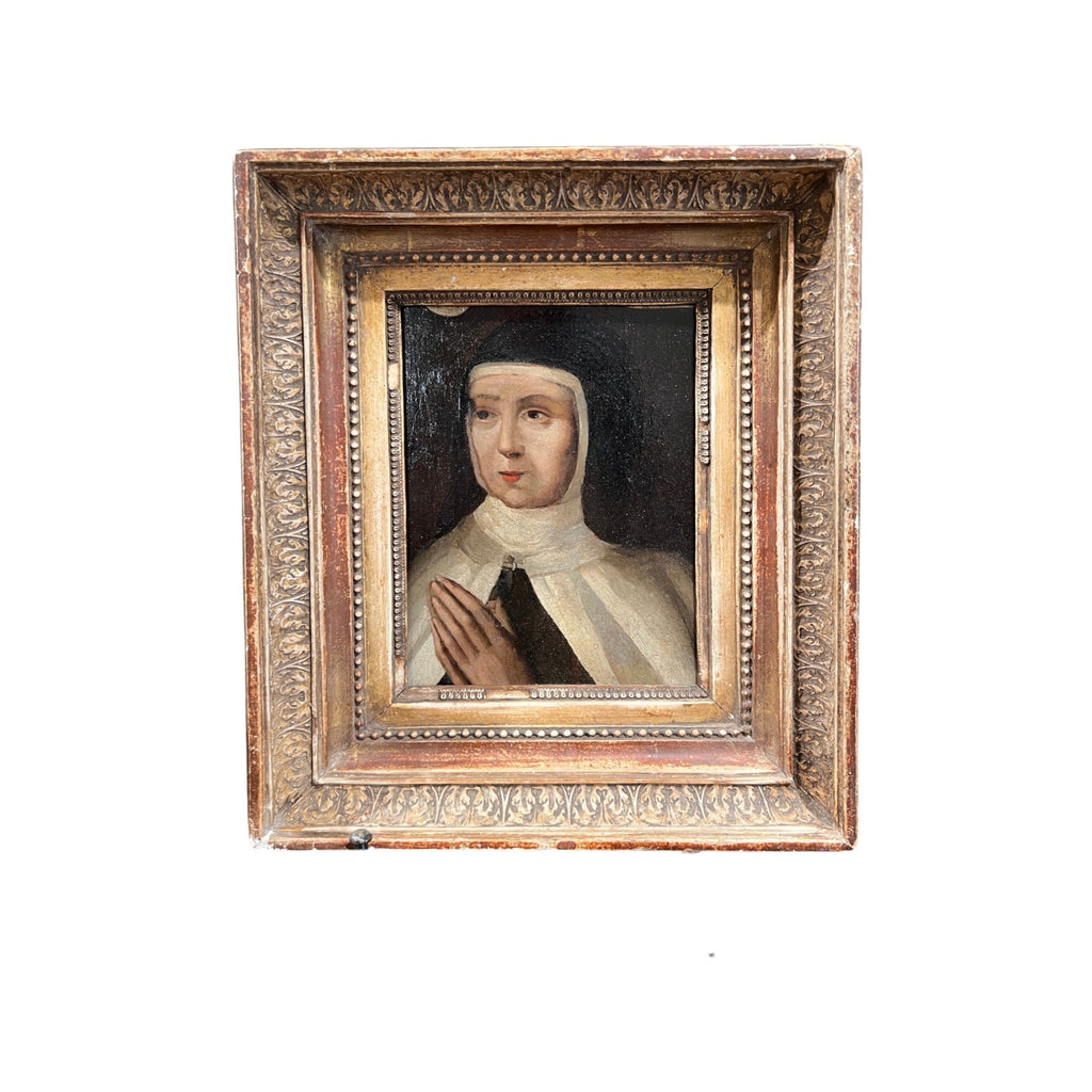 Early 18th Century European Painting of St. Catherine