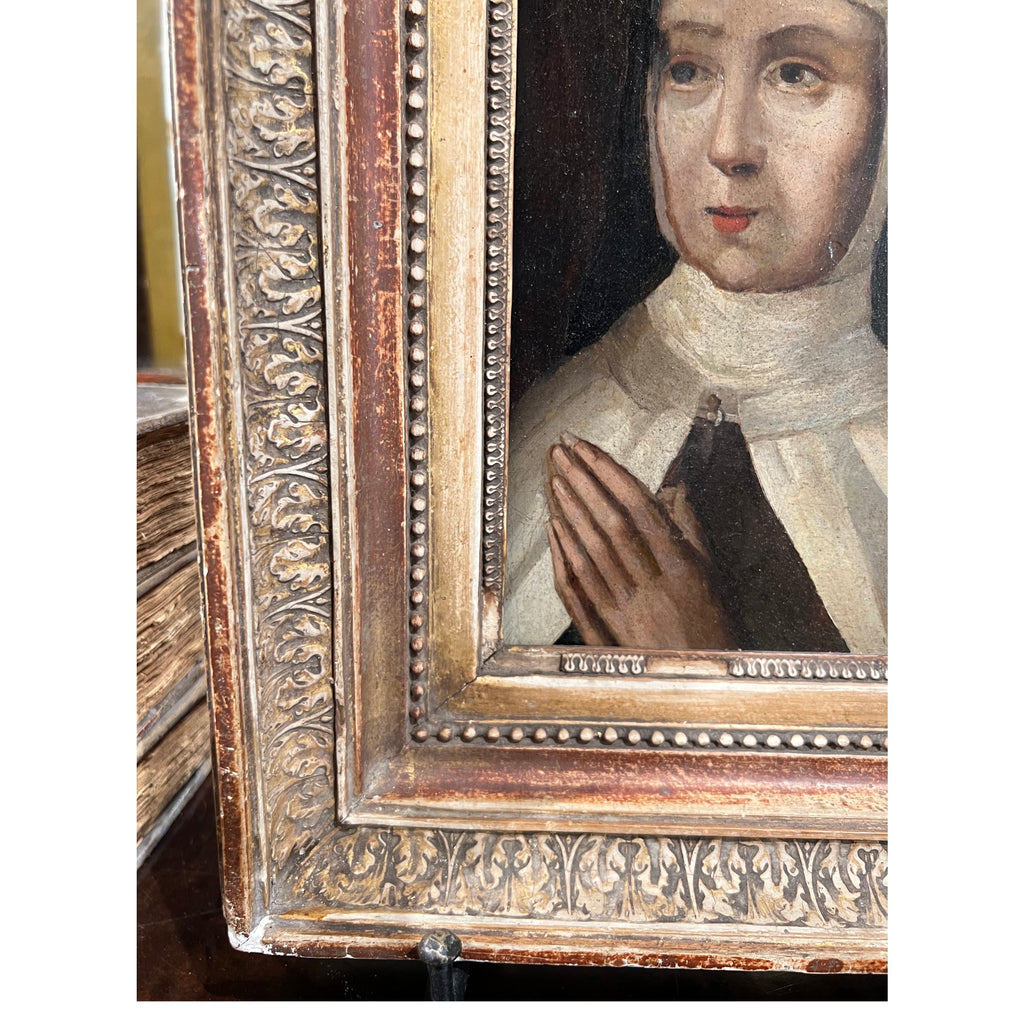 Early 18th Century European Painting of St. Catherine