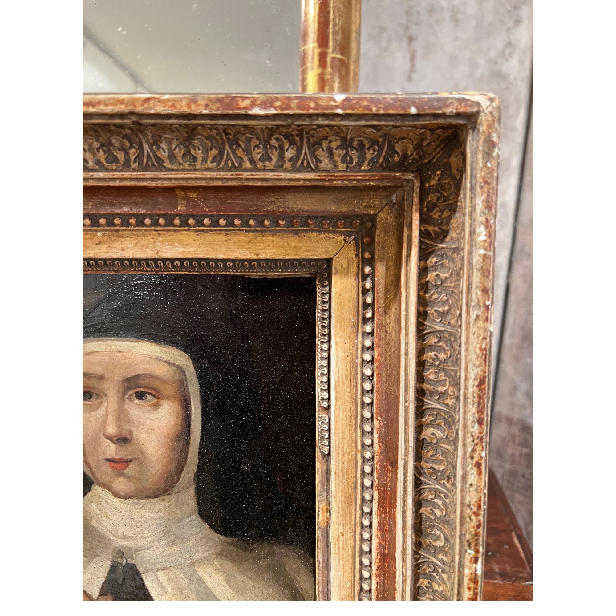 Early 18th Century European Painting of St. Catherine