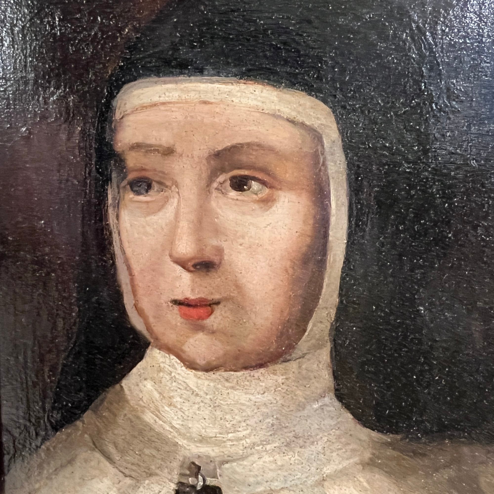Early 18th Century European Painting of St. Catherine