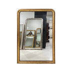 19th Century French Louis Philippe Large Gold Mirror