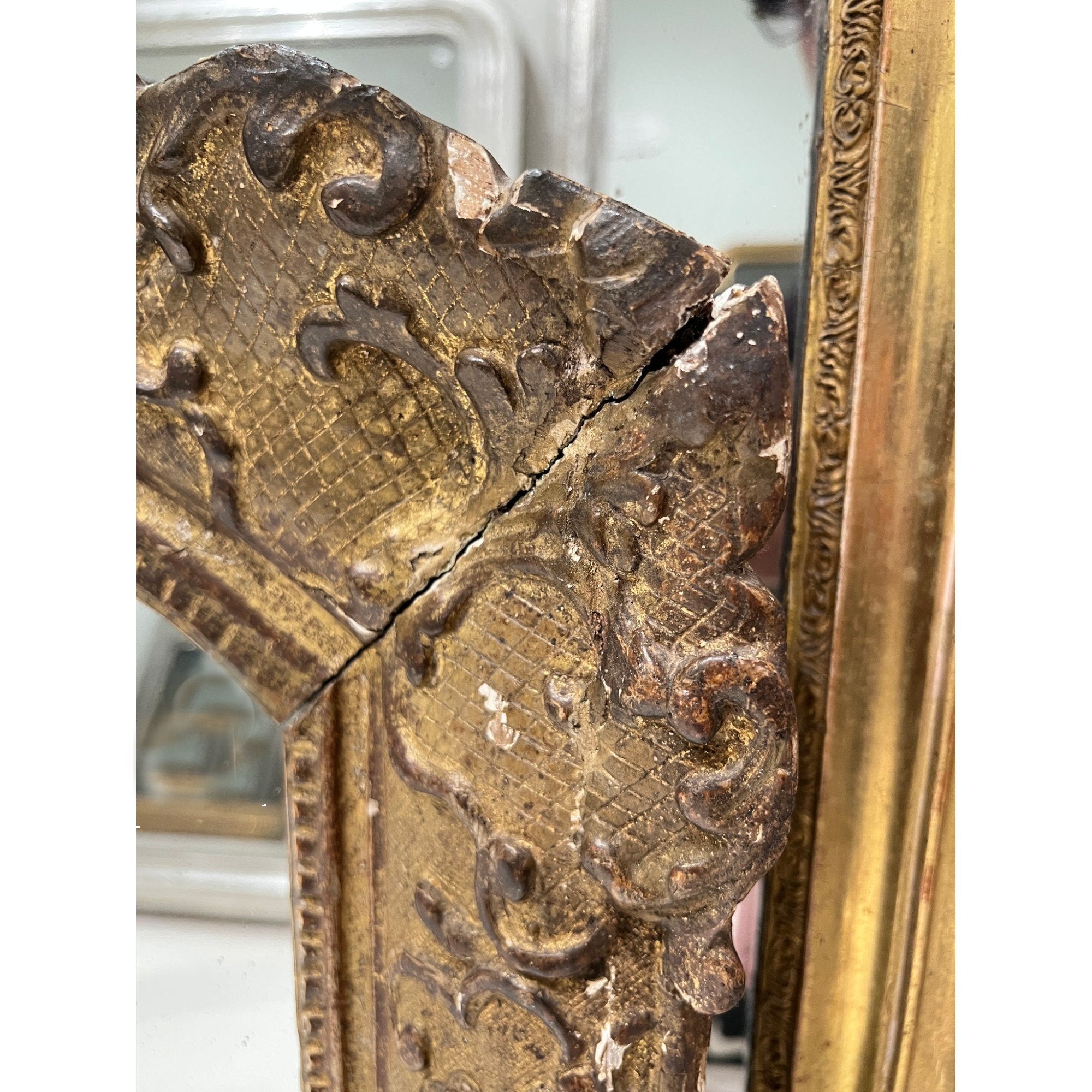 19th Century French Regence Medium Mirror