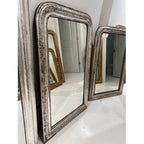 19th Century French Silver Louis Philippe Large Mirror