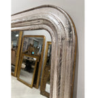 19th Century French Silver Louis Philippe Large Mirror