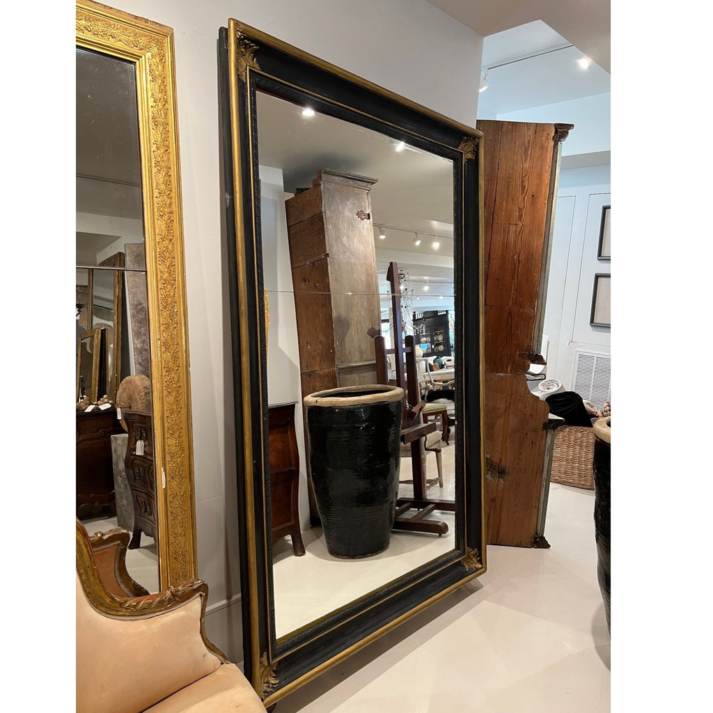 19th Century French Napoleon III Large Floor Mirror