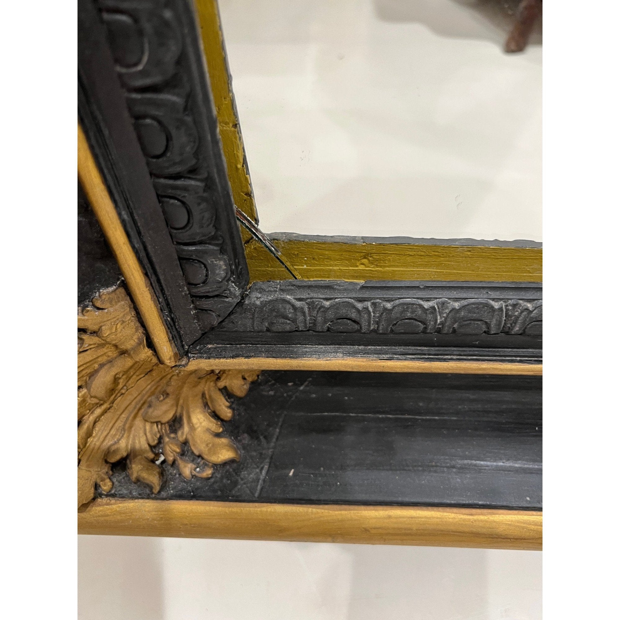 19th Century French Napoleon III Large Floor Mirror