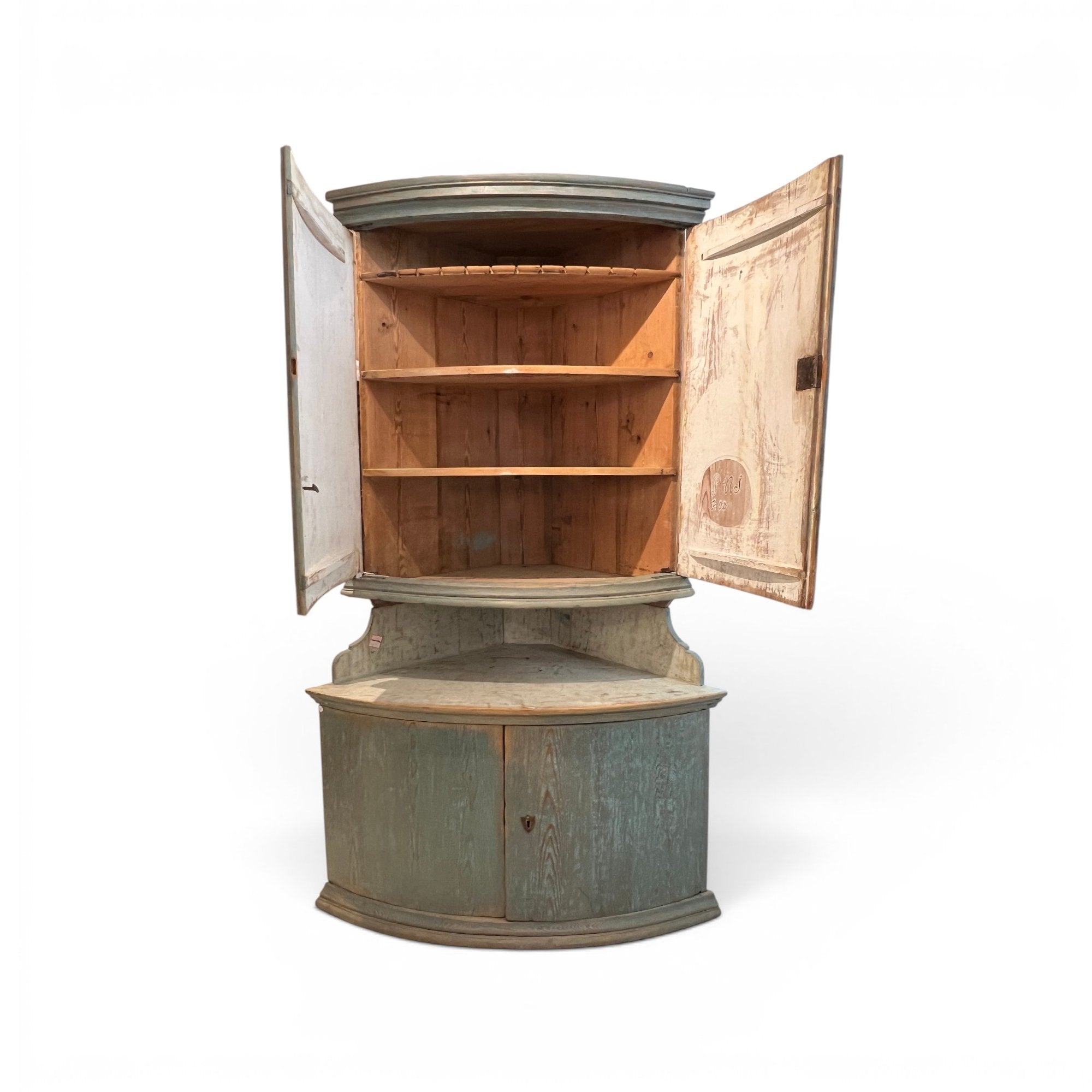 19th Century Swedish Corner Cabinet