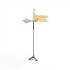 19th Century French Gilded Tole/Iron Weather Vane