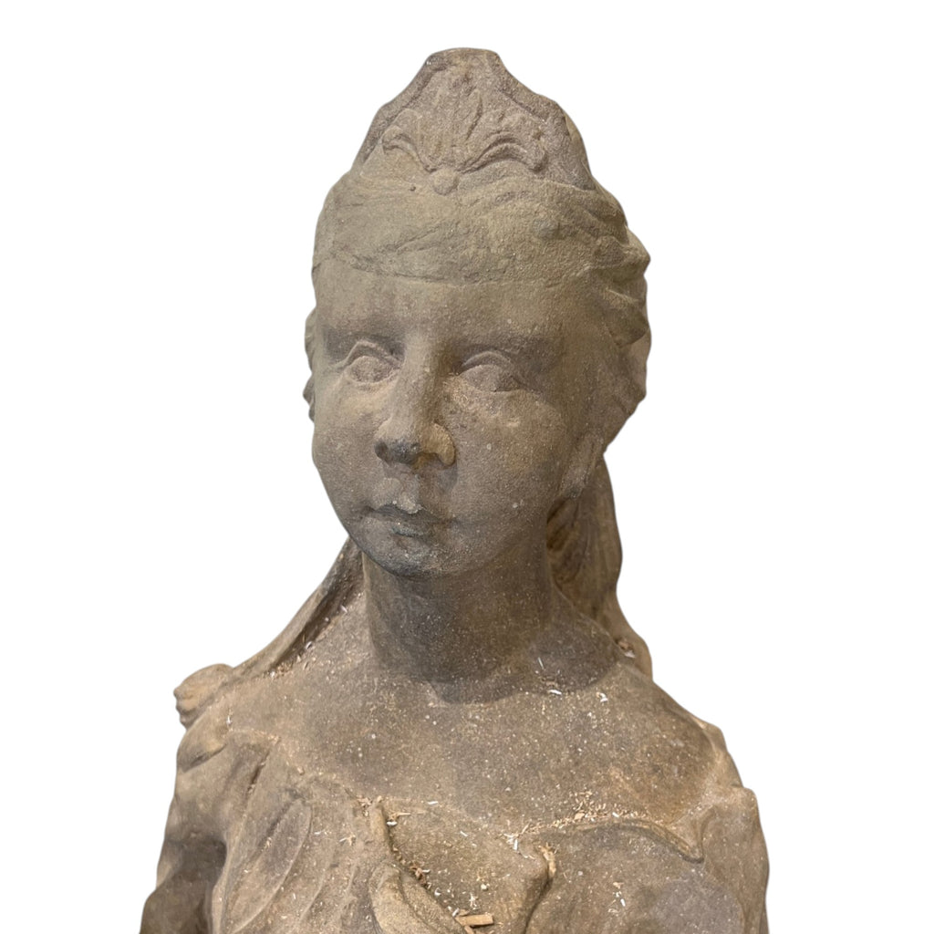 18th Century German Pair of Stone Statues