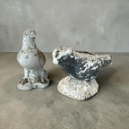 Mid-Century European Pair of Concrete Bird Sculptures