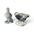 Mid-Century European Pair of Concrete Bird Sculptures