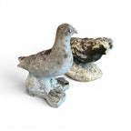 Mid-Century European Pair of Concrete Bird Sculptures