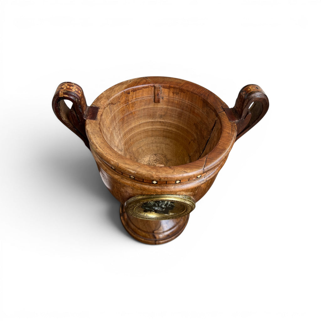 Early 20th Century European Marquetry Urn