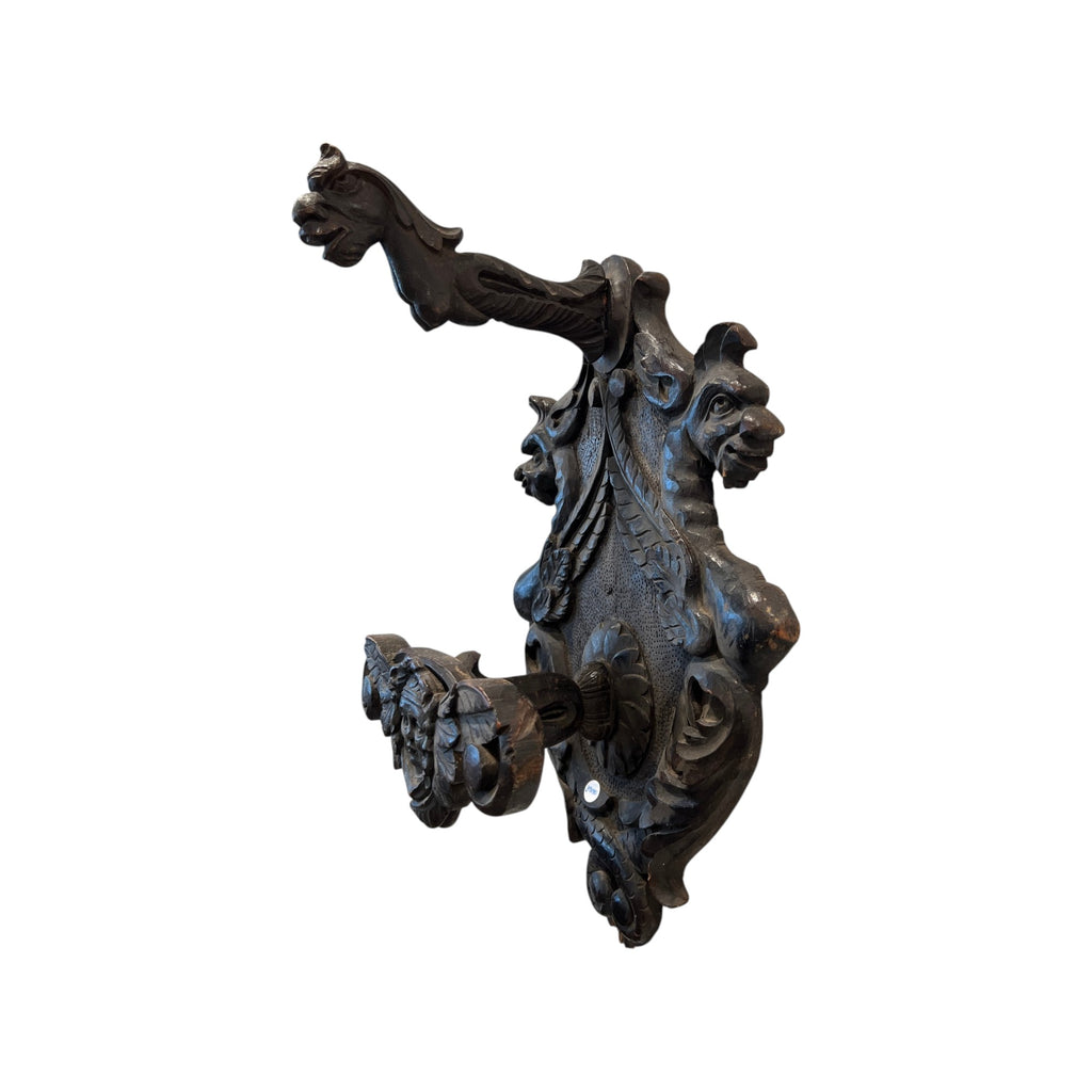 Mid-Century French Pair of Wall Coat Hangers from Chateau in Lombardia