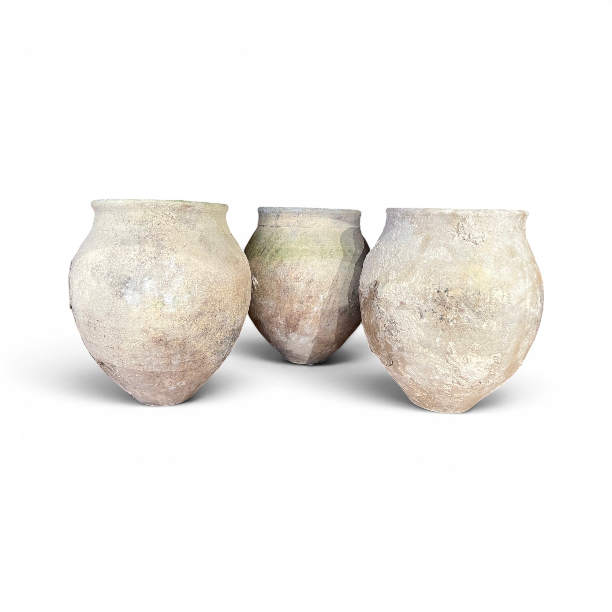18th Century Spanish Set of 3 Jars