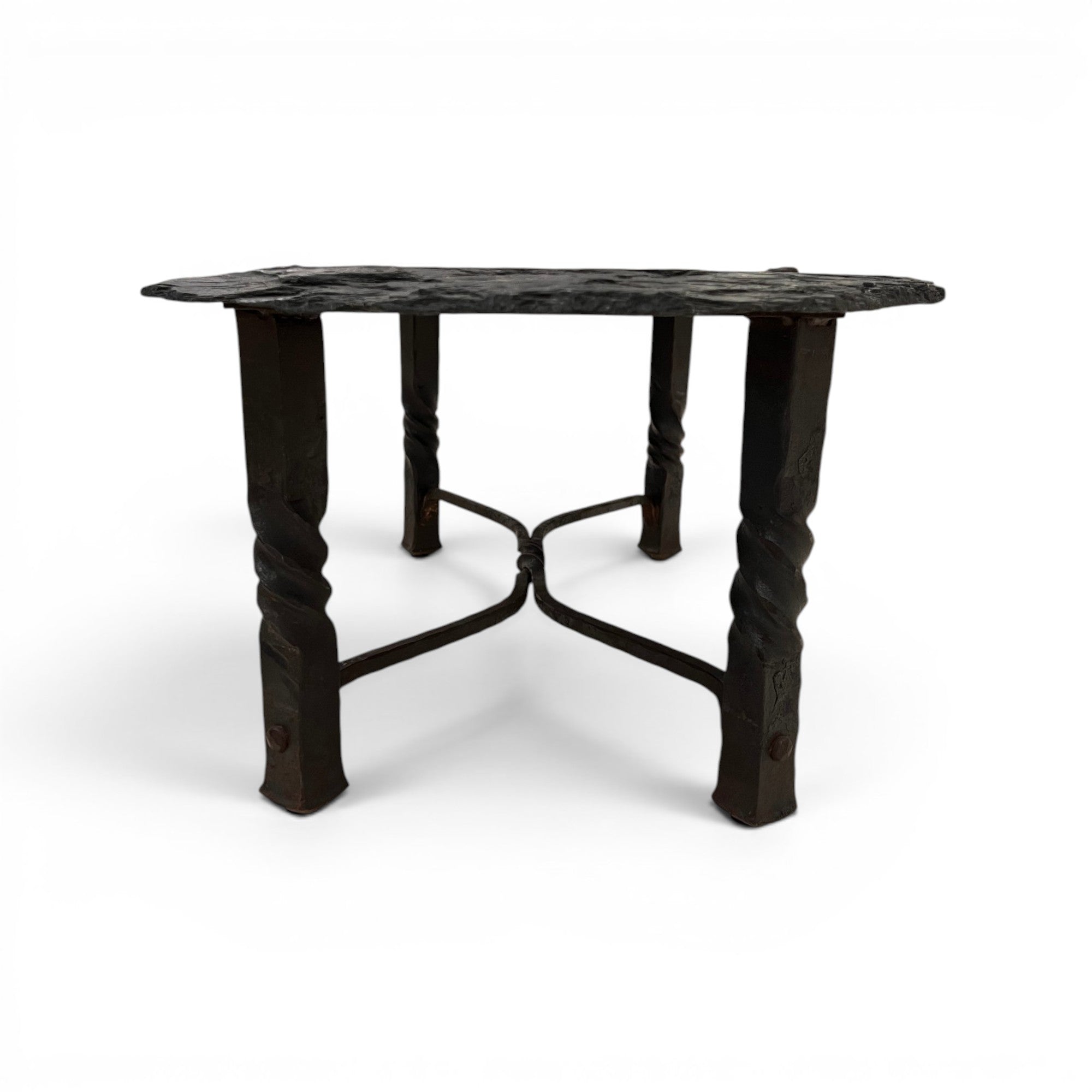 Mid-Century French Slate Coffee Table