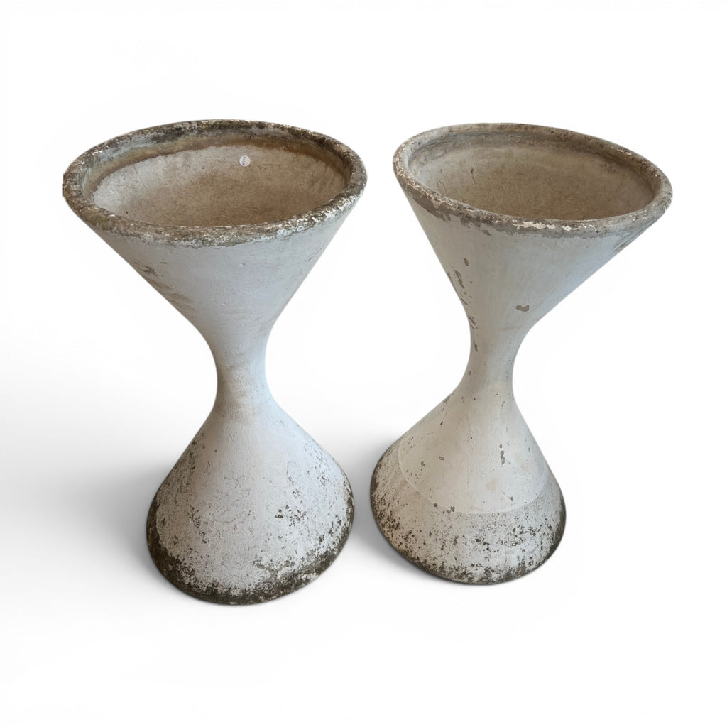Mid-Century Swiss Pair of Willy Guhl Diablo Planters - Medium