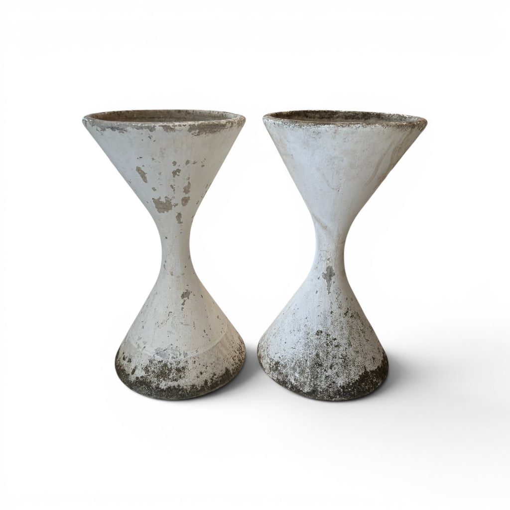 Mid-Century Swiss Pair of Willy Guhl Diablo Planters - Medium
