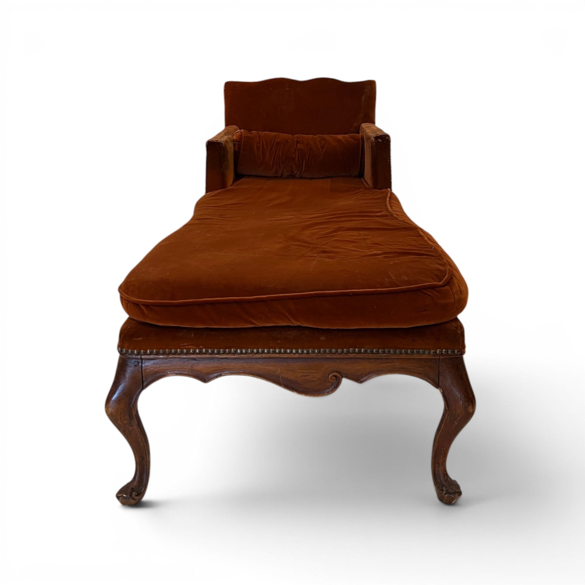 18th Century Venetian Walnut Chaise