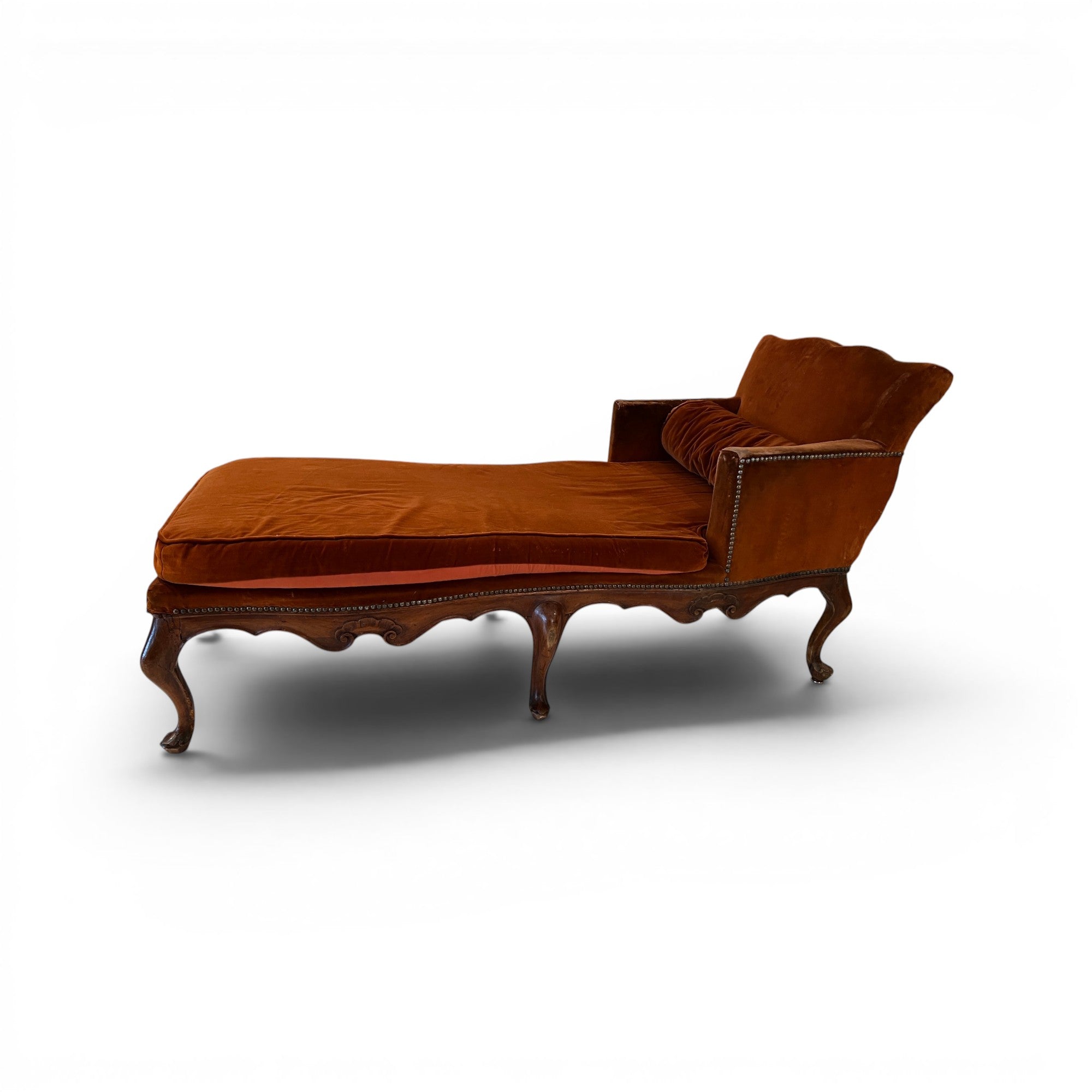 18th Century Venetian Walnut Chaise
