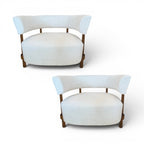 Mid-Century Italian Pair of Chairs