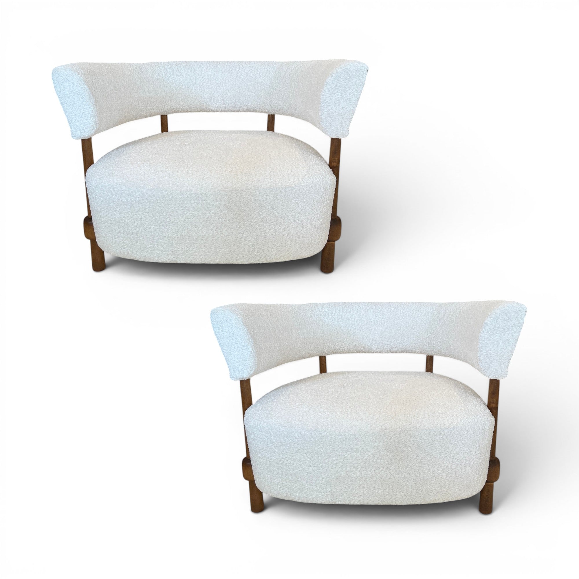 Mid-Century Italian Pair of Chairs