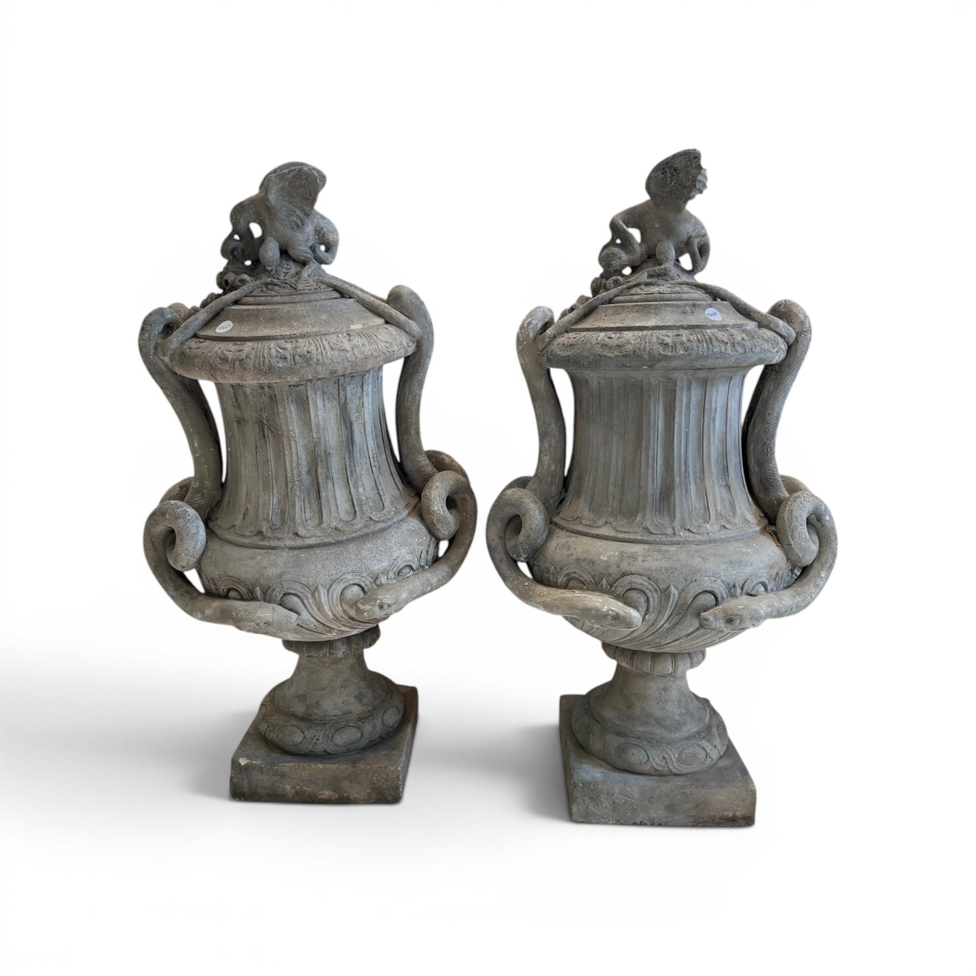 19th Century French Pair of Pot a Feu