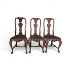 18th Century Rococo Set of 6 Painted Dining Chairs from Lucca