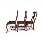 18th Century Rococo Set of 6 Painted Dining Chairs from Lucca