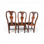 18th Century Rococo Set of 6 Painted Dining Chairs from Lucca