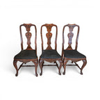 18th Century Rococo Set of 6 Painted Dining Chairs from Lucca