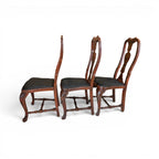18th Century Rococo Set of 6 Painted Dining Chairs from Lucca