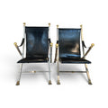 Mid-Century French Pair of Maison Jansen Folding Chairs