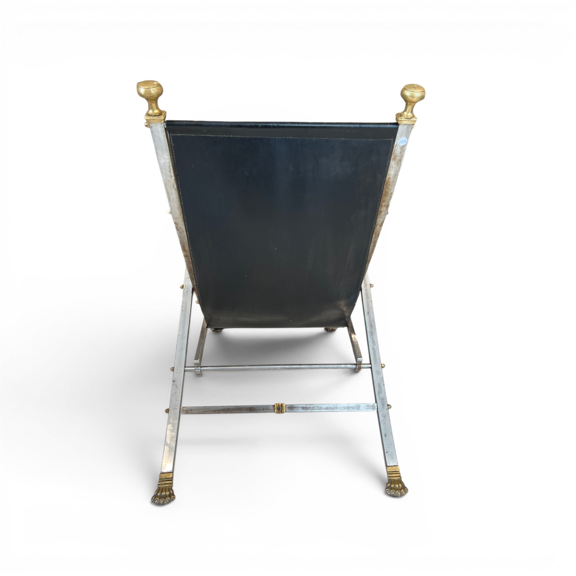 Mid-Century French Pair of Maison Jansen Folding Chairs
