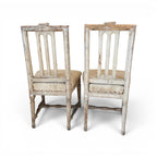 18th Century Swedish Pair of Chairs from Stockholm - Stamped by Maker