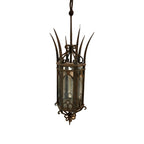 19th Century Italian Antique Gothic Iron Lantern