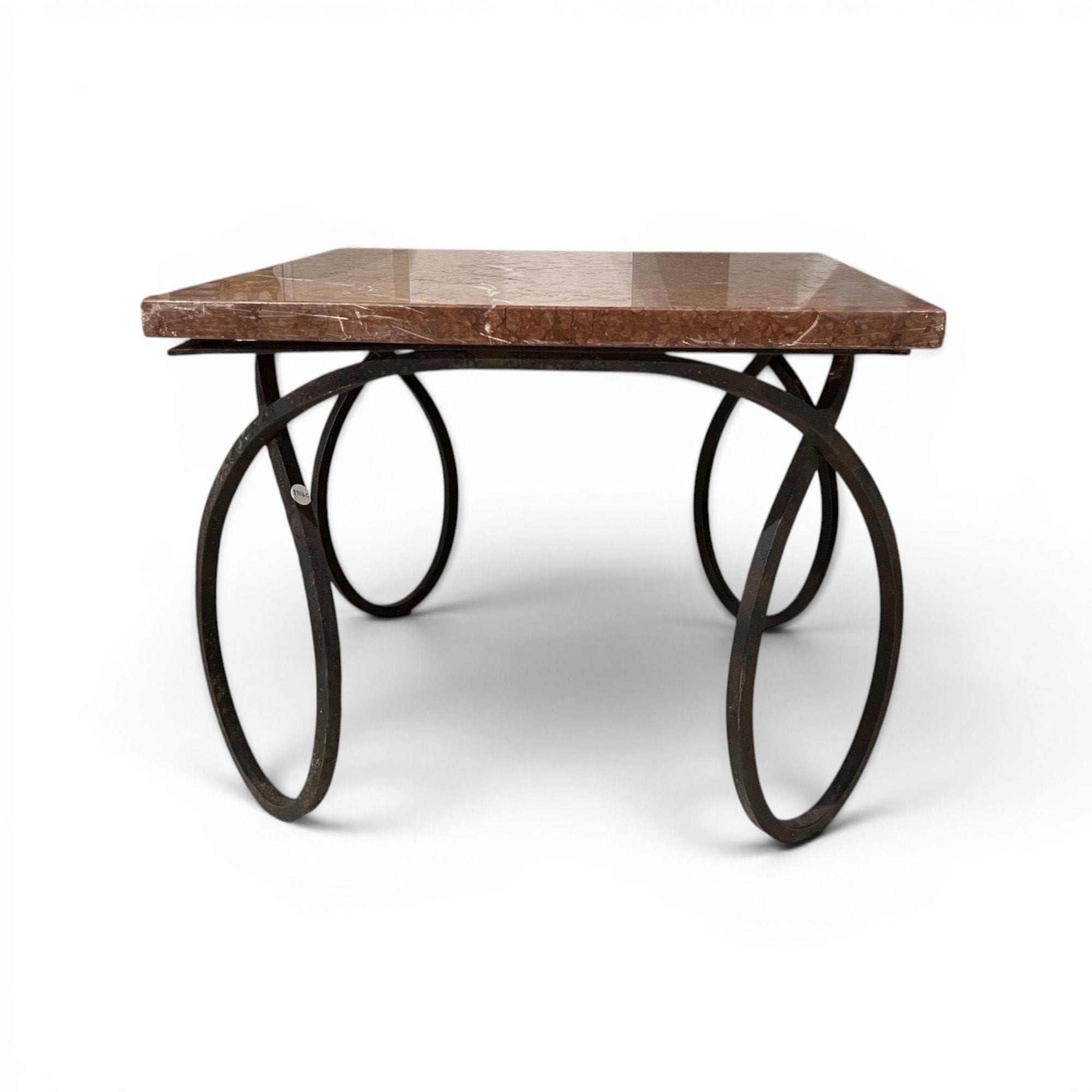 Early 20th Century French Coffee Table with Marble Top