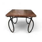 Early 20th Century French Coffee Table with Marble Top