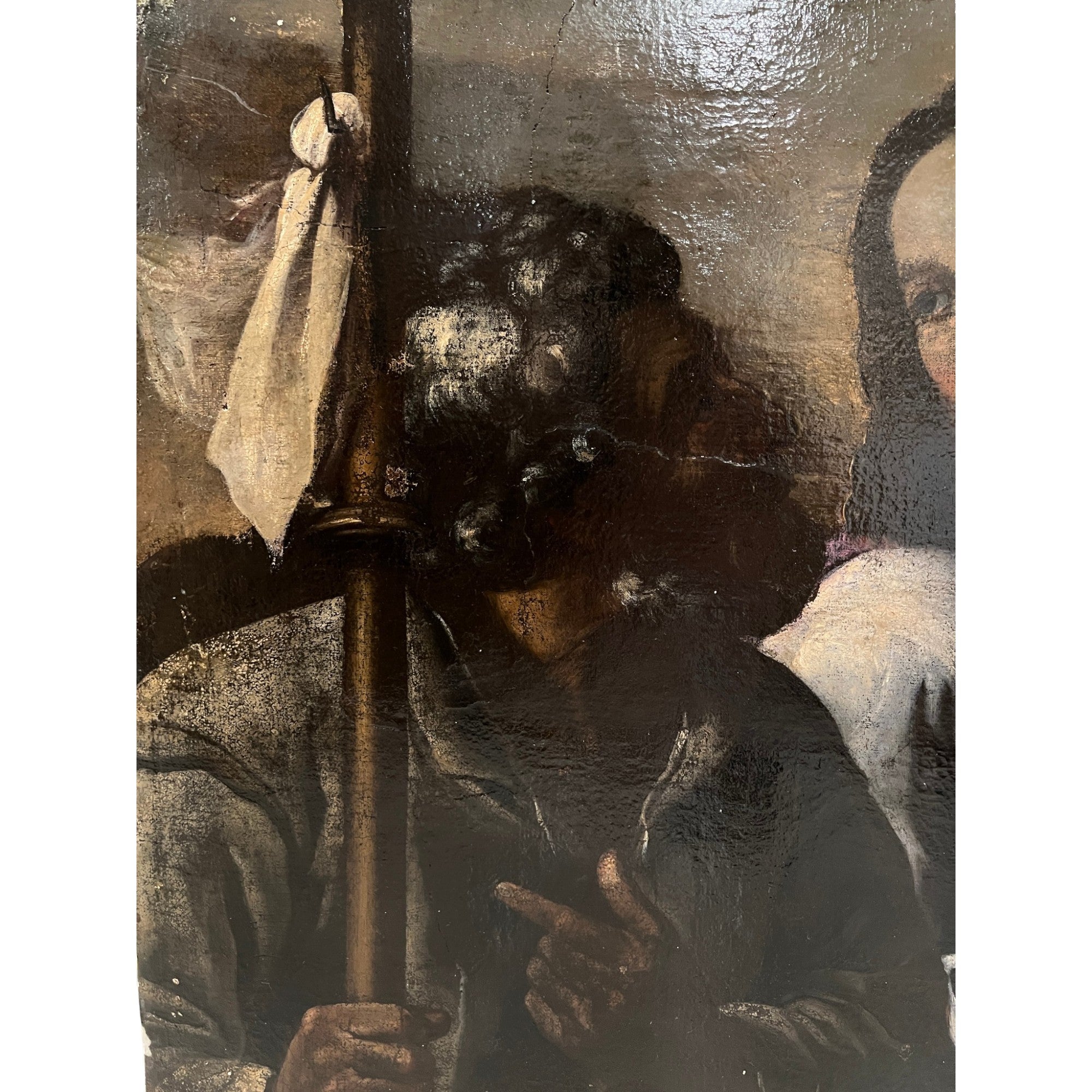 17th Century Venetian Painting of Jesus and Emanus Pilgrims