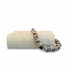 Black & White Bone Beads