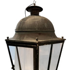 19th Century French Large Iron & Glass Lantern