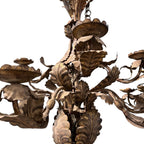 18th Century Piemontese Tole Chandelier