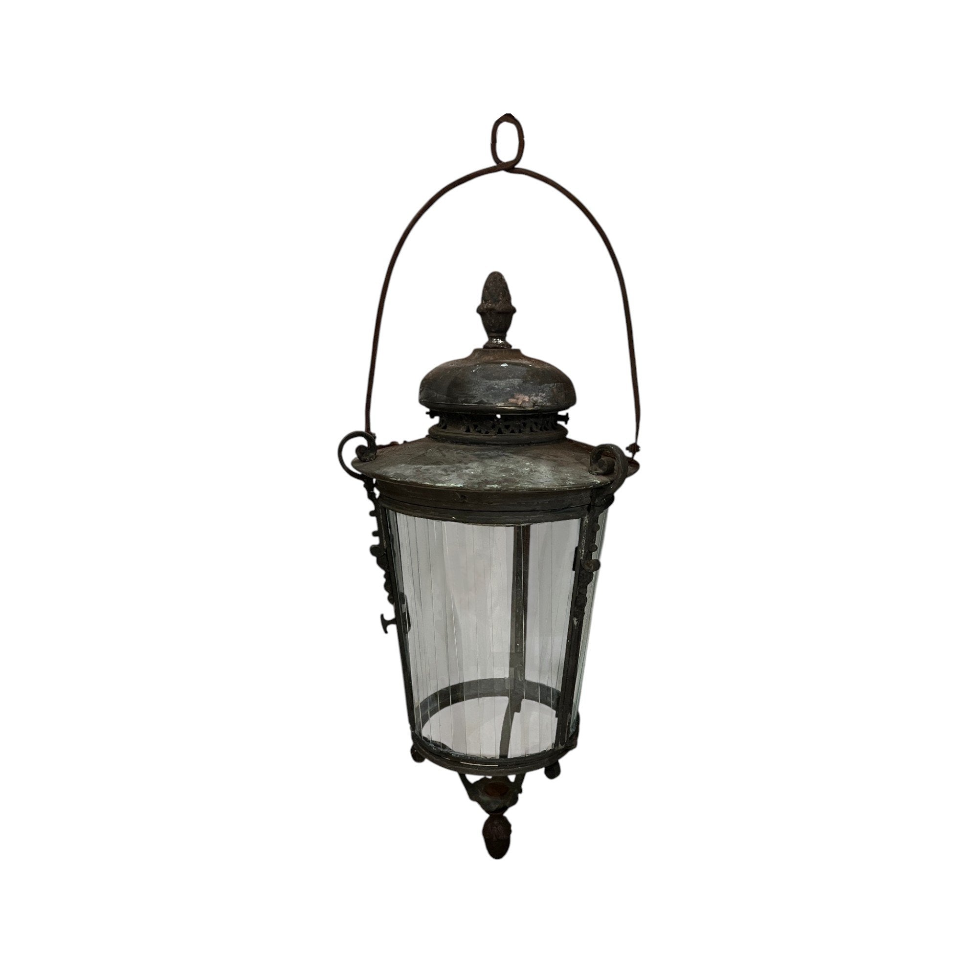 18th Century Venetian Bronze Large Lantern
