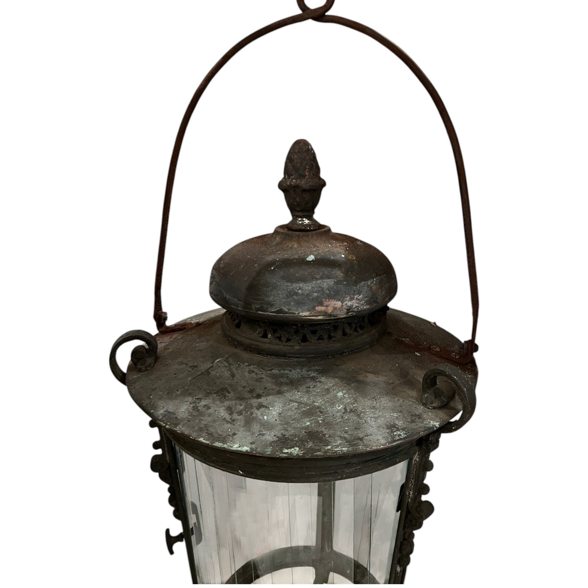 18th Century Venetian Bronze Large Lantern