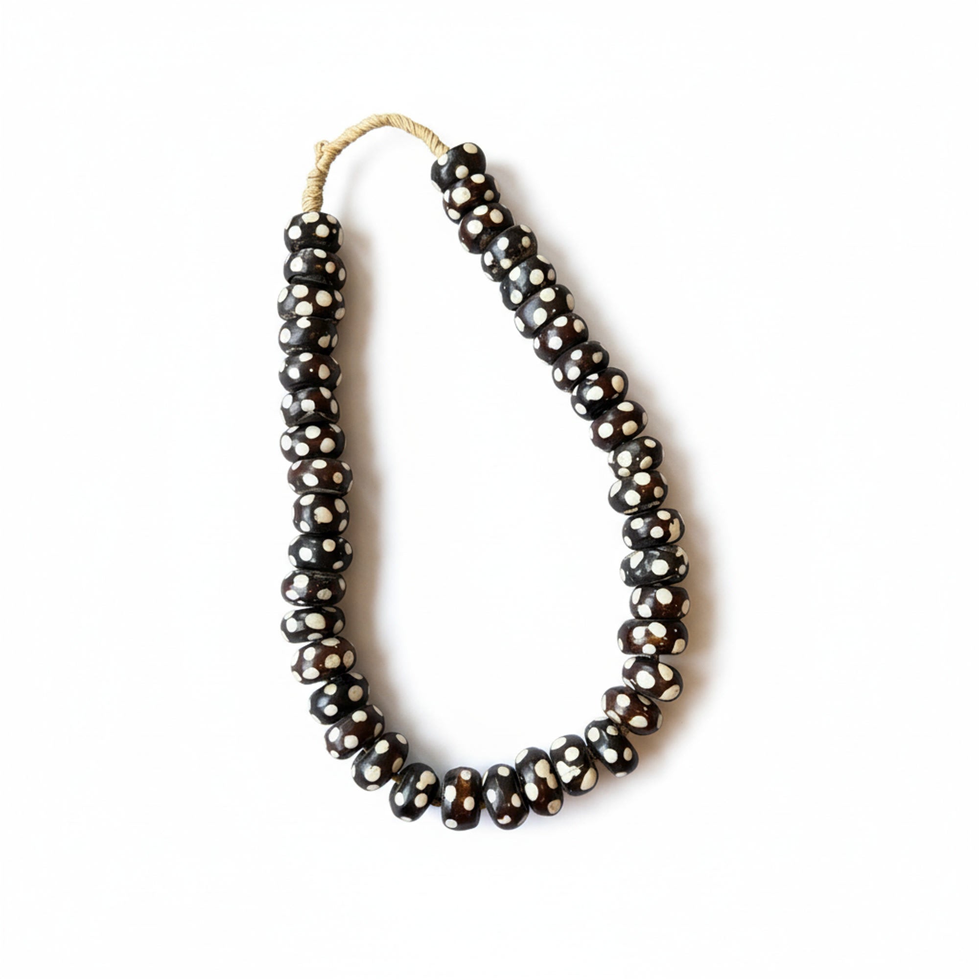 Black & White Bone Beads