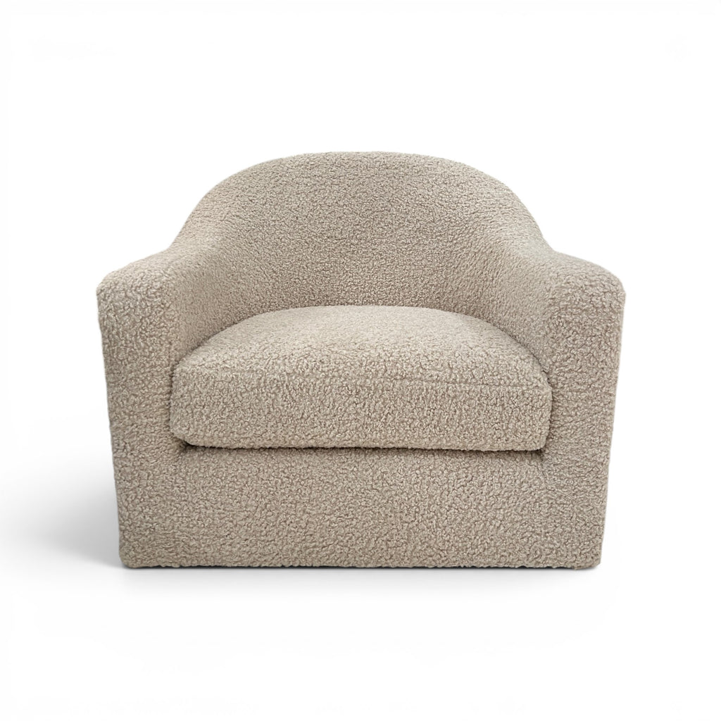 Contemporary Arched Back Swivel Chair