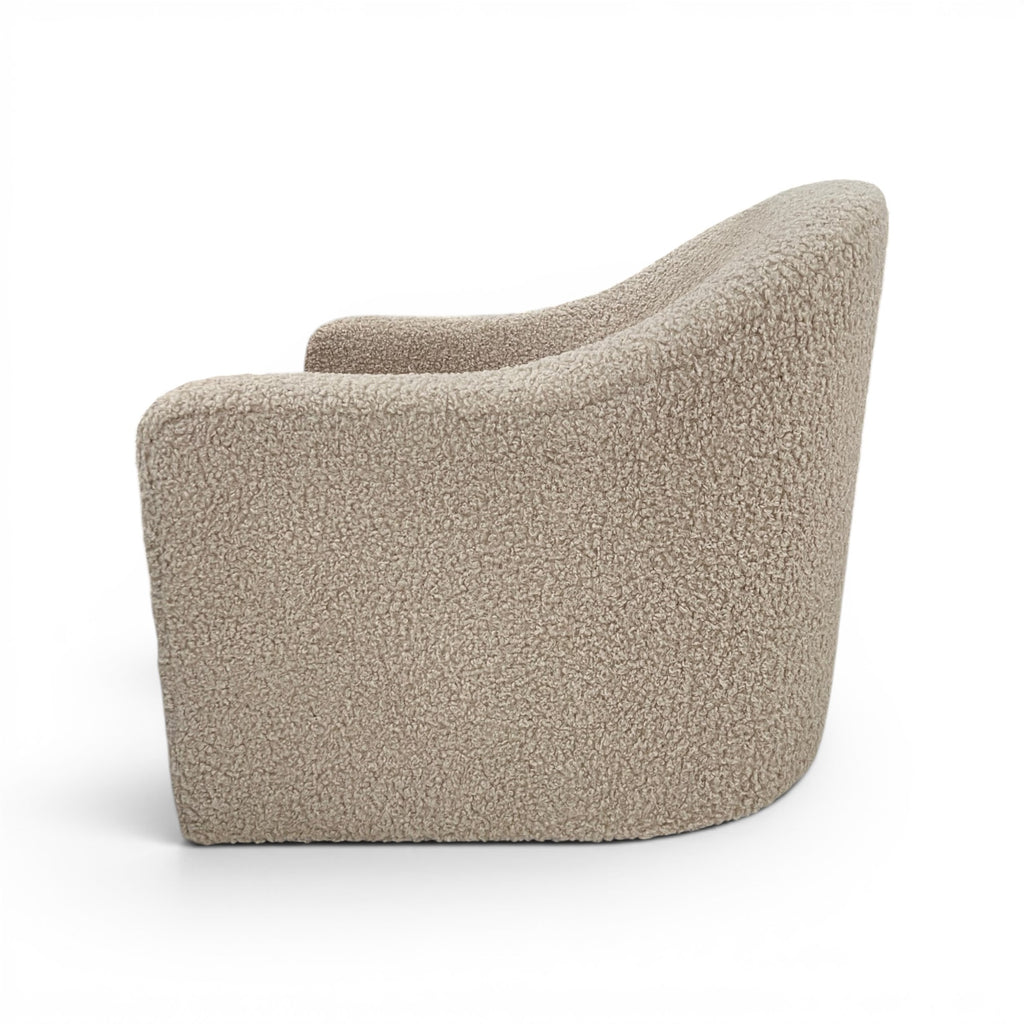 Contemporary Arched Back Swivel Chair